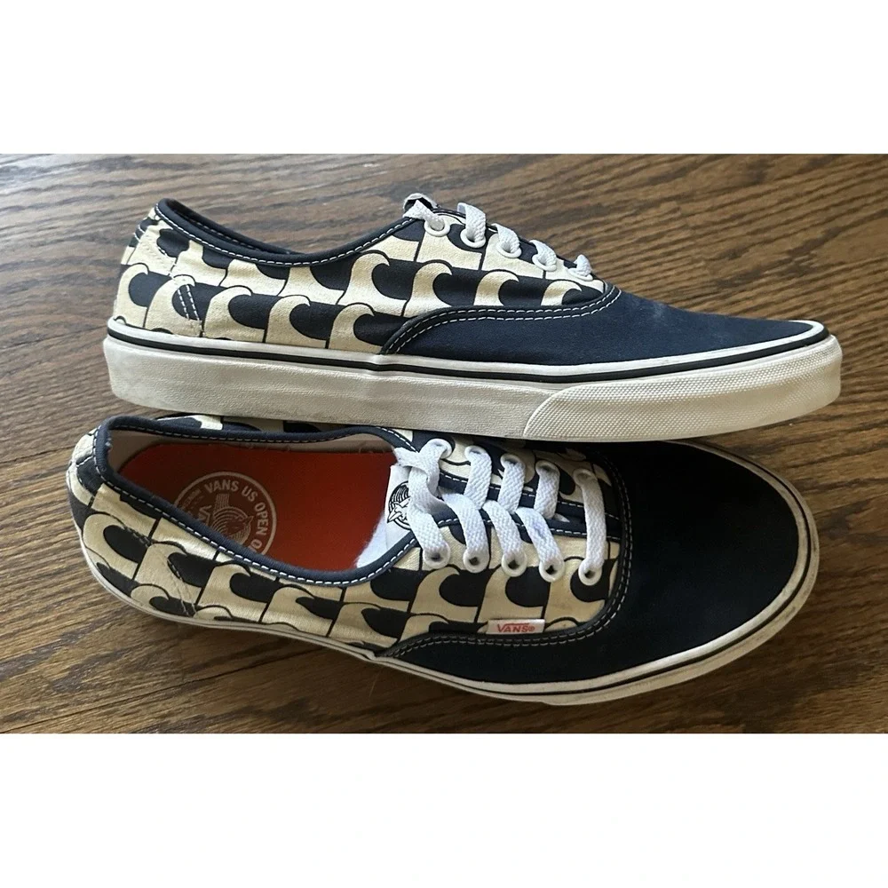 Vans Authentic US Open of Surfing 2018 Navy Waves Sneaker Mens 11 Low Top